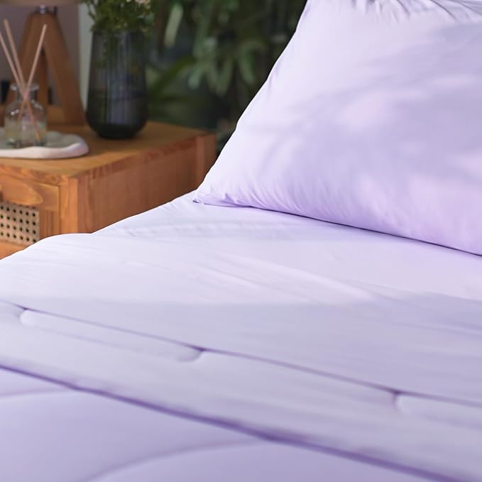 REST® Evercool®+ Top Sheet, Full/Queen Size, Lavender Breeze, 93"X108" (1 Flat Sheet only)