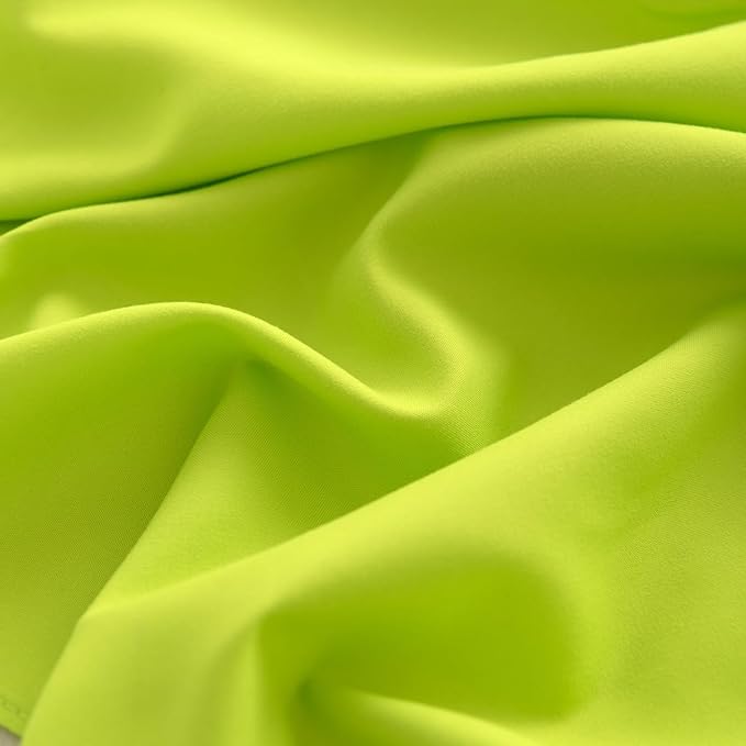 Bed Skirt King Size Ruffled Bed Skirt with Split Corners, 14 Inch Drop Dust Ruffle Bed Skirts with Platform, Gathered Style, 100% Microfiber, Lime
