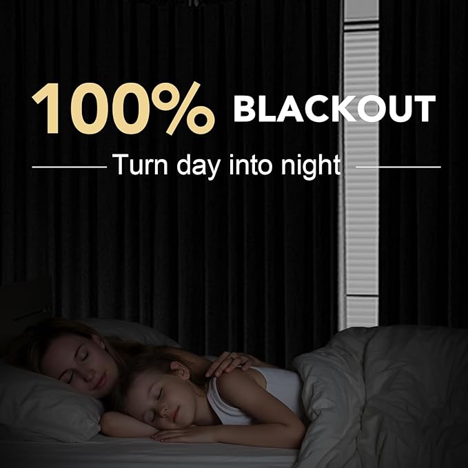 H.VERSAILTEX 100% Blackout Curtains for Bedroom Thermal Insulated Linen Textured Curtains Heat and Full Light Blocking Drapes Living Room Curtains 2 Panel Sets, 52x96 - Inch, Black
