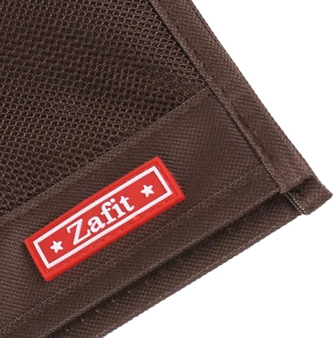 Zafit Bedside Storage Organizer - Table Cabinet Organizer Caddy for Remotes, Phone, Glasses (Classic 4 Pockets - Coffee)