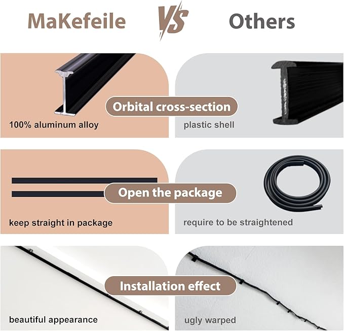 Room Divider Curtains with Ceiling Curtain Track Set Window Curtain for Bedroom,Living Room Total Blackout Thermal Insulated Privacy Ceiling Track Curtain W 15 × H 7 FT Deak-Grey drape&Black track