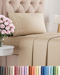 Twin XL Size 3 Piece Sheet Set - Comfy Breathable & Cooling Bed Sheets Set - Hotel Luxury Bedding for Women, Men, Kids, Teens, Boys & Girls - Deep Pockets, Ultra-Soft, Wrinkle Free - Oeko-Tex - Cream