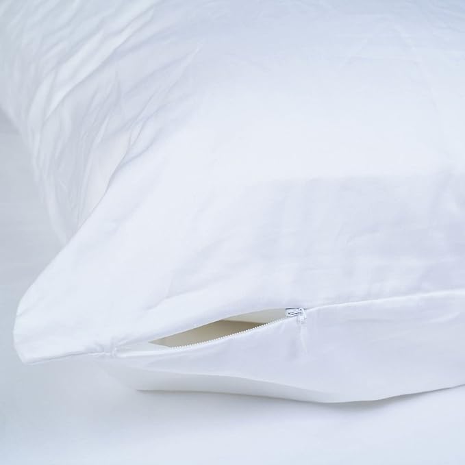 THE LAD COLLECTIVE 2.0 Bedding Set - 4 Piece Sheet & Pillow Case Set, Custom Blend, Soft, Comfortable, Temperature Regulating, & Easy-to-Use - (Twin XL, Malibu White)
