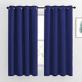NICETOWN Blackout Window Curtains and Drapes - Thermal Insulated Solid Grommet Top Blackout Panels/Draperies for Kid's Room (Navy Blue, 1 Pair, 52 x 63 Inch)