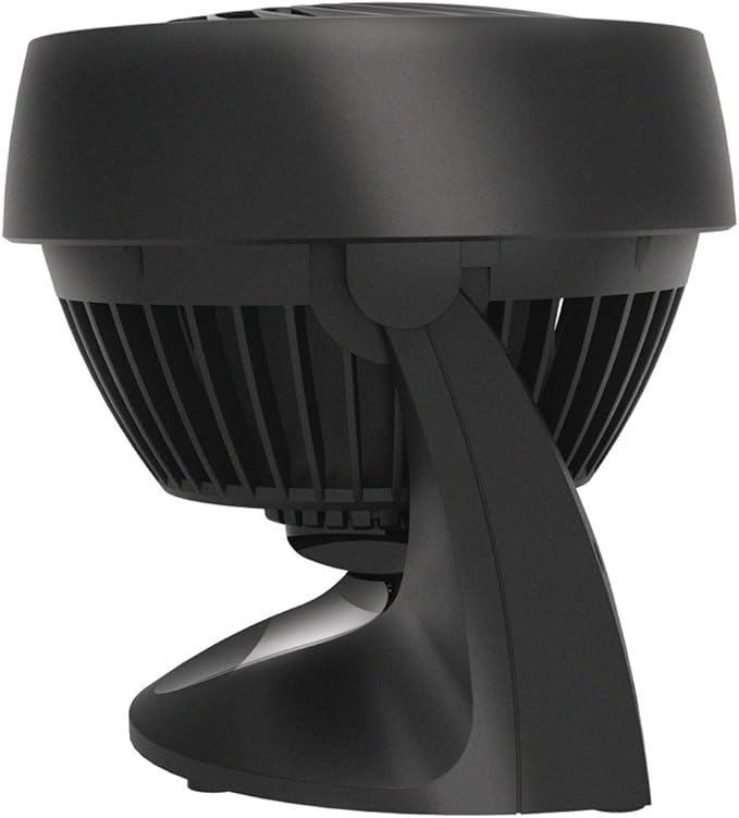 Vornado 133 Small Room Air Circulator Fan, 2 Speeds, Adjustable Head, Table Fan for Desk, Nightstand, Black