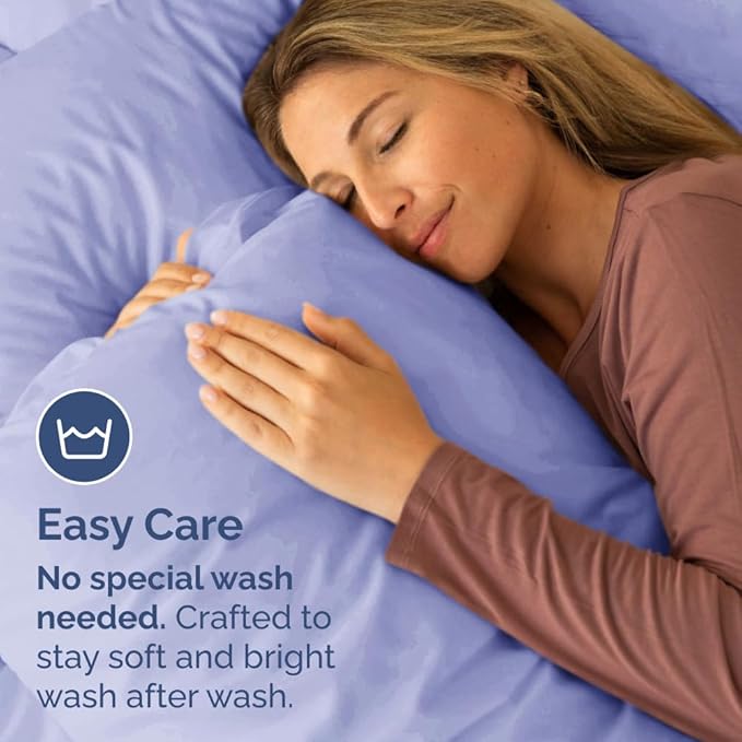 Queen Pillow Cases Set of 2 - Ultra Soft Hotel Quality Pillowcase Covers - Comfy, Cozy & Wrinkle Free - Shrinkage, Stain & Fade Resistant - Machine Washable Pillow Protectors - 2 Piece Set - Lavender