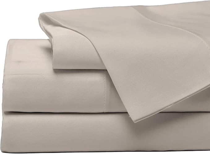 Cozy Earth Luxury Bed Sheet Set - 100% Viscose from Bamboo Fabric, Ultra-Soft & Breathable, Fits Regular & Deep Pocket Mattresses up to 20" - 4 Pieces Twin Sheet Set Driftwood