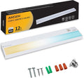 Ansen Hardwired Under Cabinet Lighting, 12in 10W LED Light for Kitchen/Closet, 666.7lm, CRI>92, R9>90, Dimmable, 3 Color Temperature, 3000K/4000K/5000K(Warm White, Cool White, Daylight)