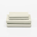 Cuddledown Dreamstead 100% Cotton Bed Sheets Set | 300 Thread Count | Luxurious Sateen Weave | Pure Combed Cotton | Soft | Wrinkle Resistant | 3 Piece Set | Birch | Twin | 39” x 75”