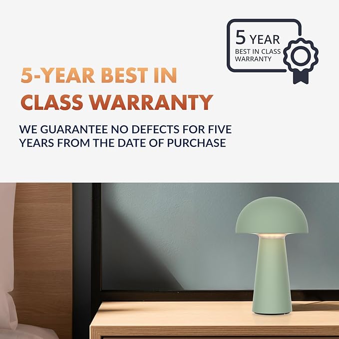 ‎Newhouse Lighting Capri, Sage Green 2700K Dimmable Cordless USB-C Rechargeable Table Lamp NHTL-CA-GN, Cordless Desk Lamp for Living Room, Bedroom, Coffee Table, and Other Cozy Home Decor