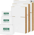 36Pcs Shipping Boxes,8x6x6 & 9x6x4 & 10x7x5 Mix and match Small Shipping Boxes,3 Sizes 12PCS Each shoe boxes cardboard.
