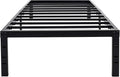 45MinST 18 Inch Maximum Storage Bed Frame/Reinforced Platform /3500lbs Heavy Duty/Easy Assembly/Mattress Foundation/Steel Slat/Noise Free, Twin XL