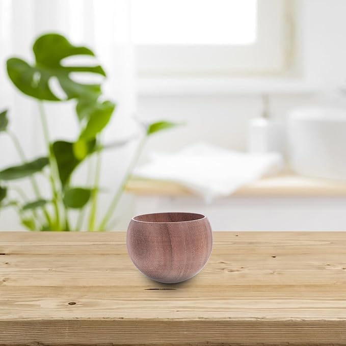 Wooden Essential Oil Diffuser Small Portable Fragrance Diffuser Stand for Home Office Bedroom Natural Walnut Scent Diffusing Adornment Stylish Desktop Decoration