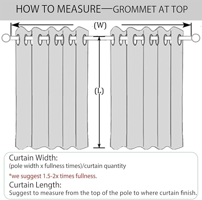 Macochico Extra Wide 100% Blackout Chenille Curtains 100" Wx102 L Thermal Curtains for Sliding Door Room Divider Living Room Bedroom Hotel Beige Blackout Curtains Grommet with Tieback 1 Panel