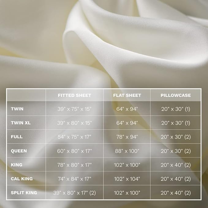 LUXOME 100% Rayon (Viscose) from Bamboo Pillowcase Set (King) | 400 Thread Count | Moisture-Wicking | Envelope Closure | Ivory