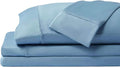 SHEEX - Original Performance Sheet Set with 2 Pillowcases, Ultra-Soft Fabric Cooling and Breathes Better Than Traditional Cotton - Carolina Blue, Full