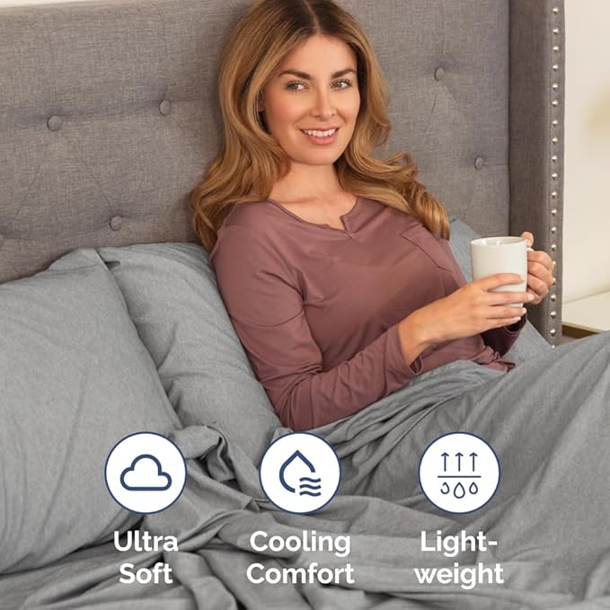 Queen Pillow Cases Set of 2 - Ultra Soft Hotel Quality Pillowcase Covers - Comfy, Cozy & Wrinkle Free - Shrinkage and Fade Resistant - Machine Washable Pillow Protectors - 2 Piece Set - Heathered Grey