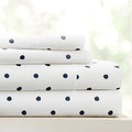 Linen Market 4 Piece California King Bedding Sheet Set (Navy Blue) - Sleep Better Than Ever with These Ultra-Soft Cooling Bed Sheets for Your California King Size Bed - Deep Pocket Fits 16" Mattress