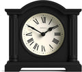 JONES CLOCKS® Kensington Mantel Clock | Classic Arch top Clock | Black | Stylish & Contemporary | Ideal for Desk, Mantelpiece, Bookshelf or Bedside