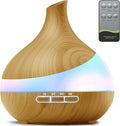 HJTHJT 500ML Essential Oil Diffuser: Aroma Diffuser with Remote Control for Hotel Spa Yoga Room - Humidifiers for Bedroom with 14 Colors LED Night Light for Kids/Women Home Relaxation
