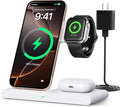 2026 Traveling Portable Wireless Fast Charger for Apple & Android Charging Station, 3 in 1 Charging for iPhone 16 15 14 13 12, Apple Watch Series & Air pods 4 3 2 Pro, Samsung Galaxy-Gifts for Family