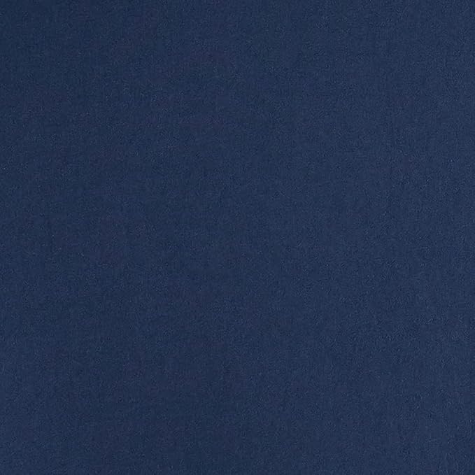 Amazon Basics Lightweight Pleated Bed Skirt, Full, Navy Blue, Solid