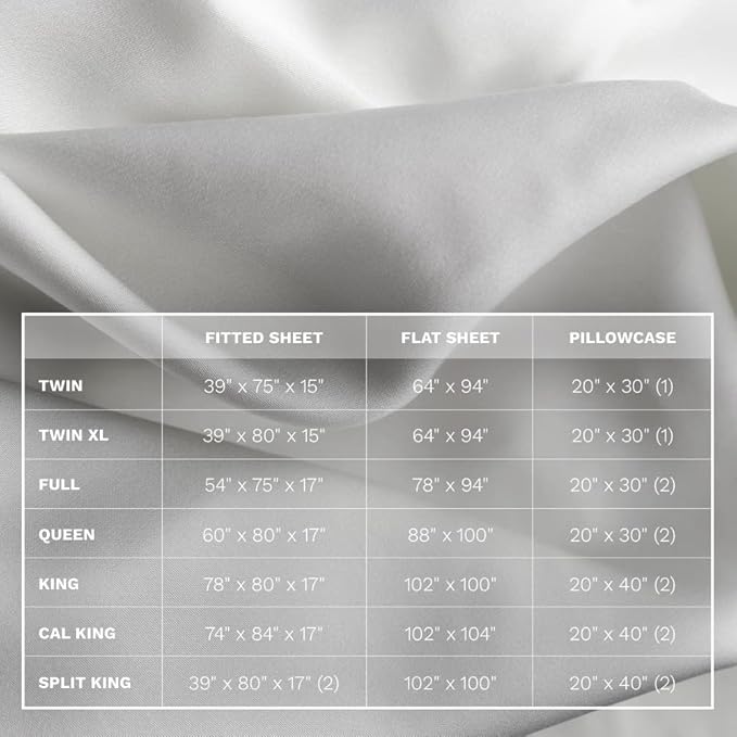 LUXOME Luxury Sheet Set | 100% Rayon (Viscose) from Bamboo | Queen Size - White | Deep Pockets | 4-Piece Set (Fitted, Flat, 2 Pillowcases)