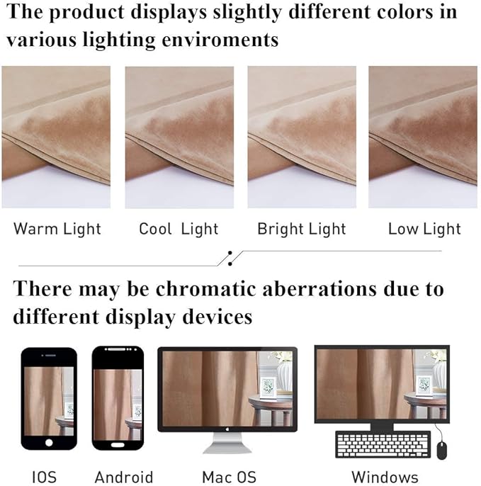 StangH Velvet Curtains 92 inches Long Blush Beige Nursery Kids Bedroom Window Drapes Thermal Insulated Privacy Protect Panels for Living Dining Room Office Patio, W52 x L92, 2 Panels