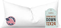 Pillowflex Synthetic Down Pillow Insert - 12x24 Down Alternative Pillow, Ultra Soft, Large Rectangle, Lumbar, Travel, Neck, Sleeping Pillow - 1 Decorative Pillow Form