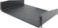 StarTech.com 2U Rack Shelf, 12" Mounting Depth, Vented Cantilever Tray for 19" AV/Network Equipment, 25lb Capacity, for Small Office/Home Office