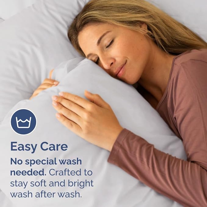 Queen Pillow Cases Set of 2 - Ultra Soft Hotel Quality Pillowcase Covers - Comfy, Cozy & Wrinkle Free - Shrinkage and Fade Resistant - Machine Washable Pillow Protectors - 2 Piece Set - French Grey