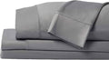 SHEEX - Original Performance Sheets Set (Twin/Twin XL) Graphite - Cooling Sheets - Moisture Wicking - 1 Flat Cooling Sheet, 1 Fitted Cooling Sheet, 1 Pillow Cover - Wrinkle Free - Sleep Aid