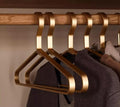 Premium Matte Gold Aluminum Coat Hangers 90 Piece Set, 16.5” Extra Smooth & Durable Metal Shirt Dress Hanger,Aluminum Alloy Hanger,Clothing Support,Clothing Hang