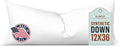 Pillowflex Synthetic Down Pillow Insert - 12x36 Down Alternative Pillow, Ultra Soft, Large Rectangle Body Sleeping Pillow, Lumbar, Long, Back - 1 Decorative Pillow Form