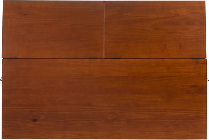 memomad Bali Set: Storage Platform Bed with Drawers + Bookcase Headboard (Queen Size, Caramel Brown Wood)