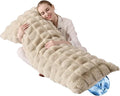 Full Body Pillow 20x54 Inch,Memory Foam Pregnancy Pillow for Side Sleepers,Orthopedic Back Support Maternity Pillow for Women (with Removable Cover)-Taupe Chocolate