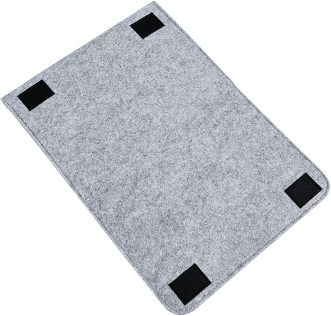 Bedside Caddy, 6 Pockets Large Size Bedside Storage Organizer Bedside Organizer Caddy for Magazine Remotes Phone (13.4'' x 18.1'', Light Grey)