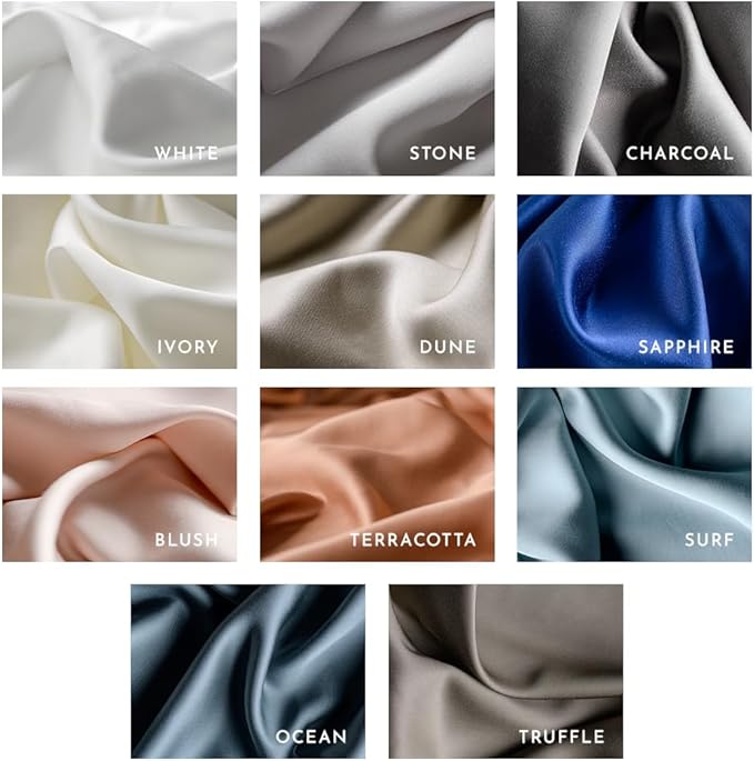 LUXOME Luxury Sheet Set | 100% Viscose from Bamboo | King Size - Truffle | Deep Pockets | 4-Piece Set (Fitted, Flat, 2 Pillowcases)