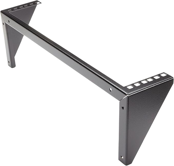 StarTech.com 2U Vertical Wall Mount Patch Panel Bracket - Steel Rack Mount Bracket w/Hardware for 19" Network, Server and Data Equipment , TAA (RK219WALLV)