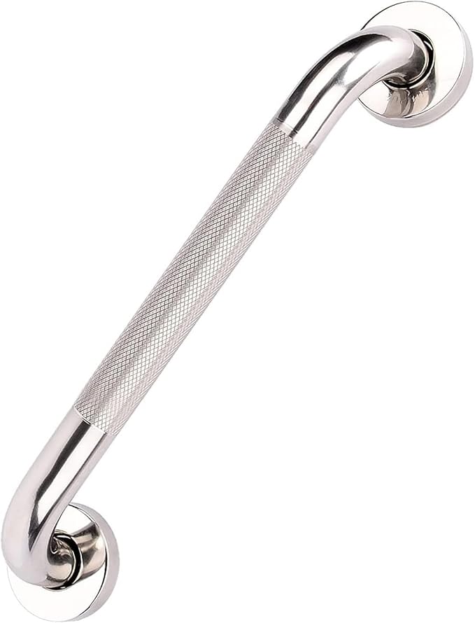 supregear Grab Bars for Bathtubs and Showers, Anti Slip Bathroom Grab Bars for Seniors, 304 Stainless Steel Safety Shower Handle, Toilet Handicap Elderly Assist Bathroom Wall Handle, 28 inch