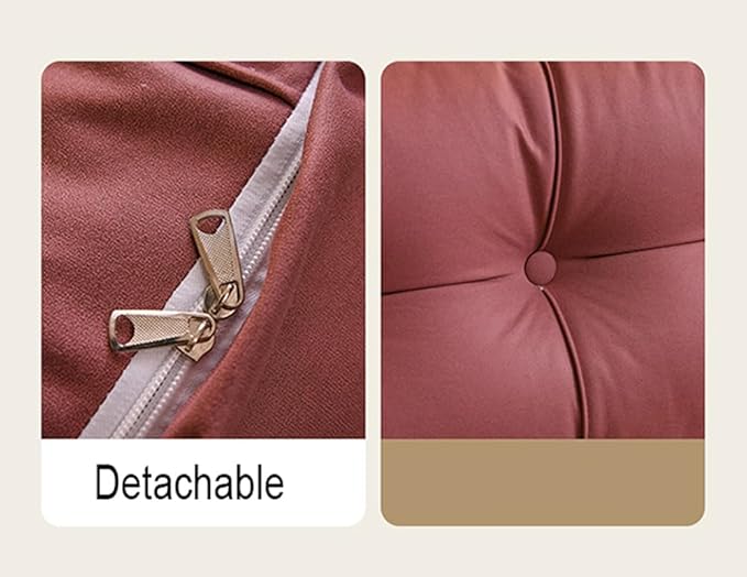 Headboard Wedge Pillow Leather Headboard Pillow Full/King/Queen/Single Size,Bed Wedge Pillow,Reading Pillow Sofa Back Cushion,Large Bedside Backrest Lumbar Support Cushion