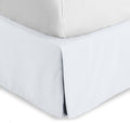 Bare Home Kids Twin Bed Skirt - 15-Inch Tailored Drop Easy Fit - Bed Skirt for Beds - Center & Corner Pleats (Twin, White)