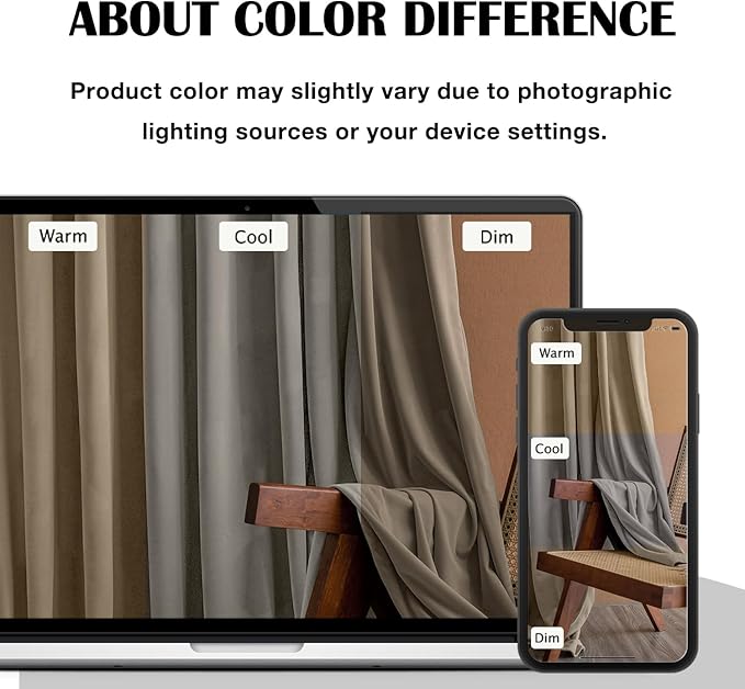 Lazzzy Velvet Blackout Curtains Thermal Insulated Room Window Drapes Super Soft Luxury Curtains for Living Room Bedroom Rod Pocket 2 Panels, Light Taupe, 52" W x 90" L