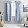 DONREN Dream Blue Room Darkening Thermal Insulated Curtains Drapes for Nursery,Rod Pocket Blackout Curtains for Bedroom(2 Pieces,52 inches Wide by 63 inches Long)