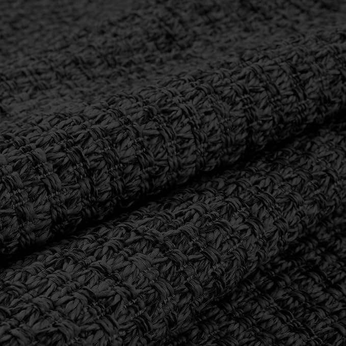 Easy Jute Rug 4x6 Indoor Outdoor Natural Rugs Solid Fiber Rug Woven Area Rug Boho Easy Clean Inside Carpet for Living Room Bedroom Dining Room Hallway or Outdoor Patio Porch (4 X 6 Dark Grey)