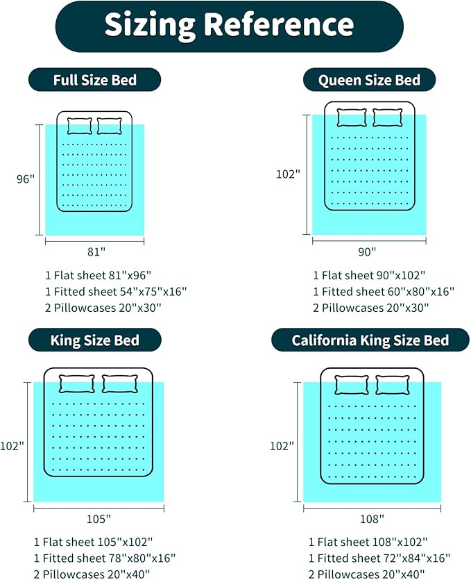 LBRO2M 1000 Thread Count Sheets 100% Egyptian Cotton Bedding Set Floral Queen Size 16 Inches Deep Pocket Bedding 4 Piece Sets (Queen, Peony)