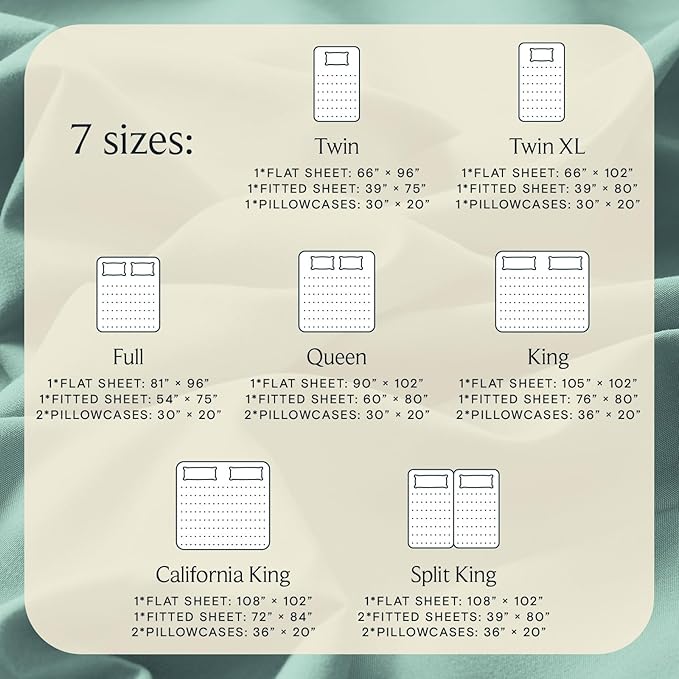 LuxClub 4 PC Full Sheet Set, Deep Pockets Wrinkle Free Cooling Bed Sheets Hotel Bedding for Women, Men, Kids & Teens, Includes 1 Fitted Sheet, 1 Flat Sheet and 2 Pillowcases-Soft Light Teal