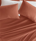 Linen Market Bed Sheets for King Size Bed (Clay) - Sleep Better Than Ever with These Soft and Cooling King Sheets - Deep Pocket Fits 16" Thick Beds - 4 Piece King Sheet Set