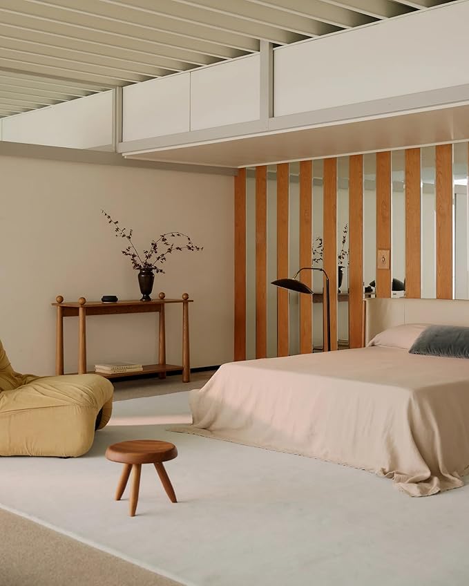 Hand-Tufted Wool Runner Area Rug – Soft Premium Wool Carpet for Living Room, Bedroom & Home Décor – 2.6X11 ft| Powder Blue – Durable, Non-Slip Backing, Handcrafted Rug