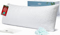 Shredded Memory Foam Full Body Pillow – Side Sleeper – Huggable Long Pillow for Body Relief – with Ultra Soft Cooling Cover, 20 x 54 inches